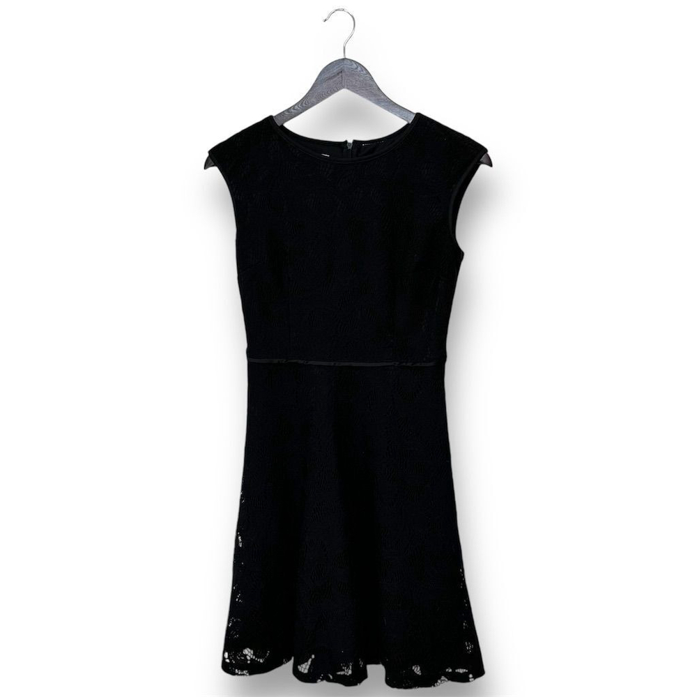Wisp Petite Black Lace Fit &‎ Flare Lace Dress Size 4 Whimsigoth Cocktail